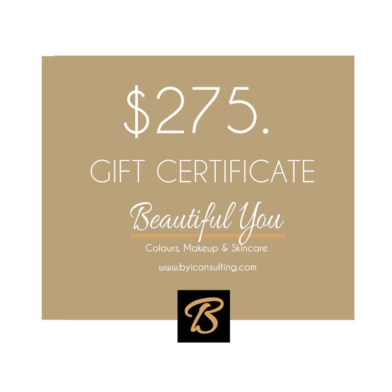 Beautiful You Gift Cards/Certificates